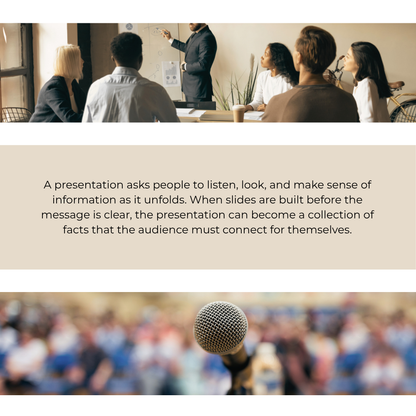 One Minute Message presentation guide