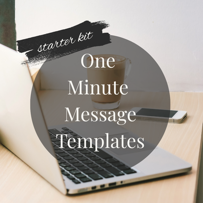 BUNDLE: One Minute Message starter kit