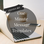 BUNDLE: One Minute Message starter kit